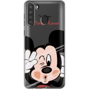 Прозрачный чехол BoxFace Samsung Galaxy A21 (A215) Mister M