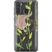 Прозрачный чехол BoxFace Samsung Galaxy A21 (A215) Cute Mermaid