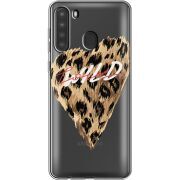Прозрачный чехол BoxFace Samsung Galaxy A21 (A215) Wild Love