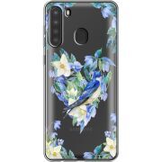 Прозрачный чехол BoxFace Samsung Galaxy A21 (A215) Spring Bird