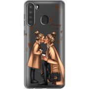 Прозрачный чехол BoxFace Samsung Galaxy A21 (A215) Mommy Is My BFF
