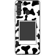 Прозрачный чехол BoxFace Samsung Galaxy A21 (A215) Cow