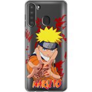Прозрачный чехол BoxFace Samsung Galaxy A21 (A215) Naruto