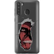 Прозрачный чехол BoxFace Samsung Galaxy A21 (A215) Нападение Титана