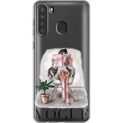 Прозрачный чехол BoxFace Samsung Galaxy A21 (A215) VOGUE