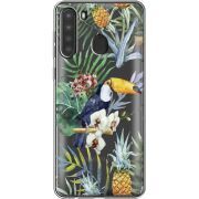 Прозрачный чехол BoxFace Samsung Galaxy A21 (A215) Tucan