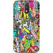 Чехол Uprint Motorola Moto G4 Plus XT1642 Multicolored Inscriptions