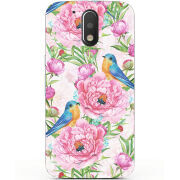 Чехол Uprint Motorola Moto G4 Plus XT1642 Birds and Flowers