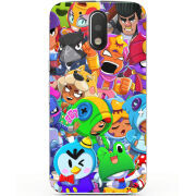 Чехол Uprint Motorola Moto G4 Plus XT1642 friends brawl stars