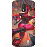 Чехол Uprint Motorola Moto G4 Plus XT1642 Woman Deadpool
