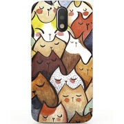 Чехол Uprint Motorola Moto G4 Plus XT1642 Sleepy Cats