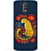 Чехол Uprint Motorola Moto G4 Plus XT1642 Petrykivka Leopard