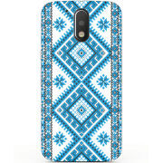 Чехол Uprint Motorola Moto G4 Plus XT1642 Блакитний Орнамент