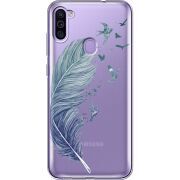 Прозрачный чехол BoxFace Samsung Galaxy M11 (M115) Feather