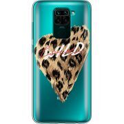 Прозрачный чехол BoxFace Xiaomi Redmi Note 9 Wild Love