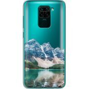 Прозрачный чехол BoxFace Xiaomi Redmi Note 9 Blue Mountain
