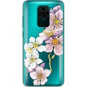 Прозрачный чехол BoxFace Xiaomi Redmi Note 9 Cherry Blossom