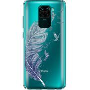 Прозрачный чехол BoxFace Xiaomi Redmi Note 9 Feather