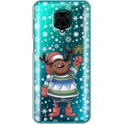 Прозрачный чехол BoxFace Xiaomi Redmi Note 9 Pro / 9 Pro Max Christmas Deer with Snow