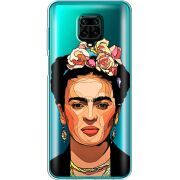 Прозрачный чехол BoxFace Xiaomi Redmi Note 9 Pro / 9 Pro Max Фрида Кало