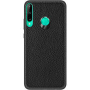Кожаный чехол Boxface Huawei P40 Lite E Flotar Black