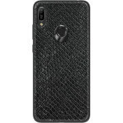 Кожаный чехол Boxface Huawei Y6 Prime 2019 Snake Black