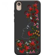 Черный чехол Uprint Honor 8S 3D Ukrainian Muse
