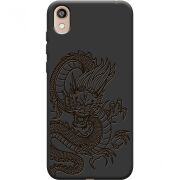 Черный чехол Uprint Honor 8S Chinese Dragon