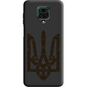 Черный чехол BoxFace Xiaomi Redmi Note 9S Ukrainian Trident