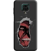 Черный чехол BoxFace Xiaomi Redmi Note 9S Нападение на Титана