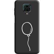 Черный чехол BoxFace Xiaomi Redmi Note 9S Balloon