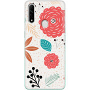 Чехол BoxFace OPPO A31 Line Flowers
