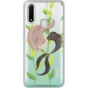 Прозрачный чехол BoxFace OPPO A31 Cute Mermaid