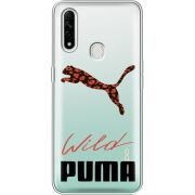 Прозрачный чехол BoxFace OPPO A31 Wild Cat