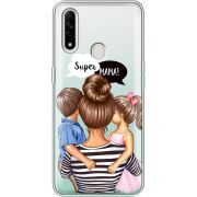 Прозрачный чехол BoxFace OPPO A31 Super Mama