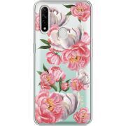 Прозрачный чехол BoxFace OPPO A31 Peony Watercolor Style