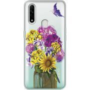 Прозрачный чехол BoxFace OPPO A31 My Bouquet