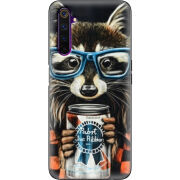 Чехол BoxFace Realme 6 Pro Енот с банкой