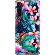 Чехол BoxFace Realme 6 Pro flowers in the tropics
