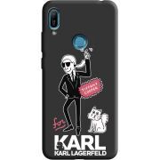 Черный чехол Uprint Huawei Y6 Prime 2019 For Karl
