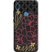 Черный чехол Uprint Huawei Y6 Prime 2019 FranceFlowers