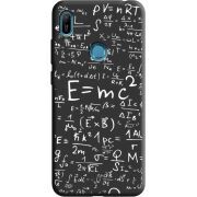 Черный чехол Uprint Huawei Y6 Prime 2019 E=mc2