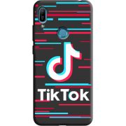 Черный чехол Uprint Huawei Y6 Prime 2019 Tik Tok