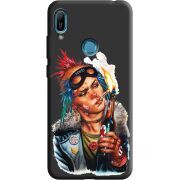 Черный чехол Uprint Huawei Y6 Prime 2019 Tanker Girl