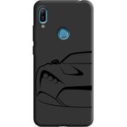 Черный чехол Uprint Huawei Y6 Prime 2019 Sportcar