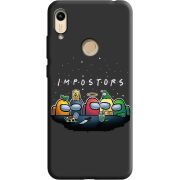 Черный чехол BoxFace Honor 8A Among Us Impostors
