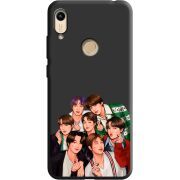 Черный чехол BoxFace Honor 8A BTS