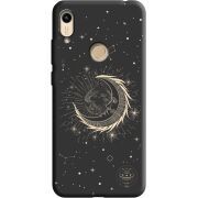 Черный чехол BoxFace Honor 8A Moon