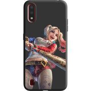 Черный чехол BoxFace Samsung A015 Galaxy A01 Happy Harley Quinn