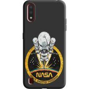 Черный чехол BoxFace Samsung A015 Galaxy A01 NASA Spaceship